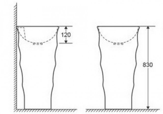 Напольная раковина CeramaLux G-309
