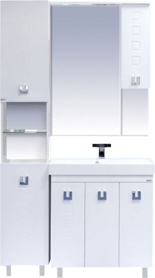 Тумба с раковиной Misty Эллада 75 белая