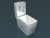 Унитаз-моноблок Arcus 050 white DW Унитаз-моноблок Arcus 050 white DW