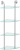 Полка Ellux Elegance ELE 056 4-ярусная угловая, 26 см