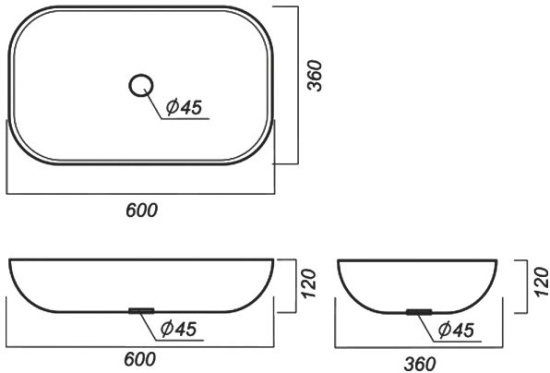 Тумба с раковиной 1MarKa Grunge Loft 80 бетон светлый