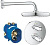 Душевой комплект Grohe Grohtherm 1000 34582001 с внутренней частью