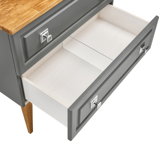 Мебель для ванной ASB-Woodline Каталина 80 серая