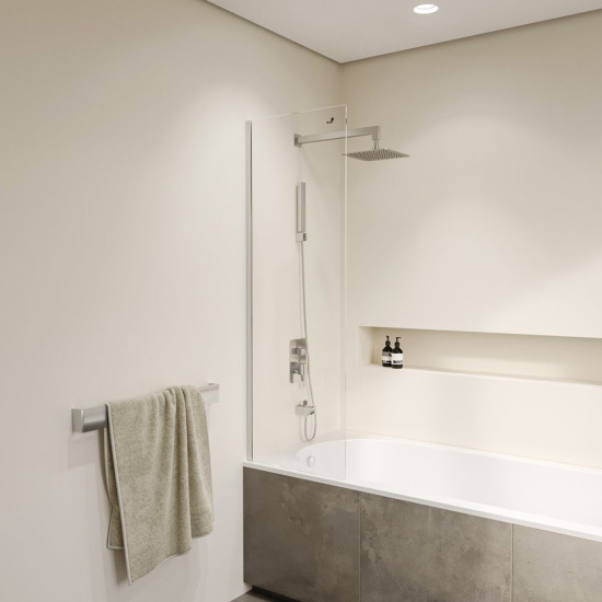 Шторка на ванну RGW Screens SC-056 500х1500 профиль хром, стекло прозрачное