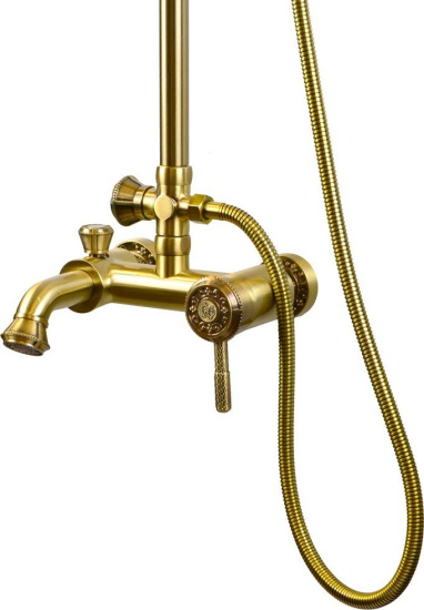 Душевая стойка Bronze de Luxe Windsor 10124DF бронза