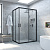 Душевой уголок Vegas Glass ZA-F NOVO h2000 95*85 02М 01, профиль черный матовый, стекло прозрачное