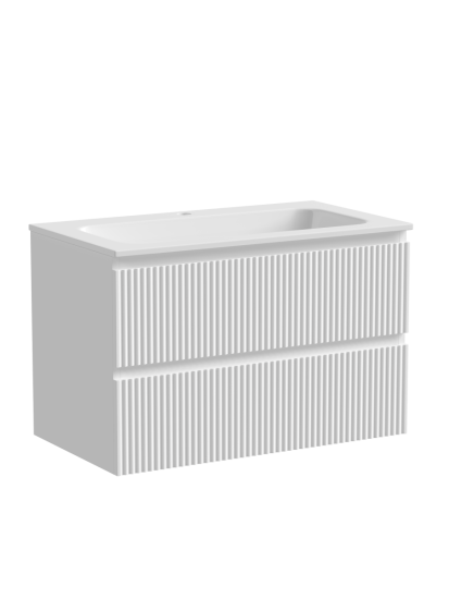 Тумба с раковиной Sancos Snob R 80 Bianco SNR80W, подвесная