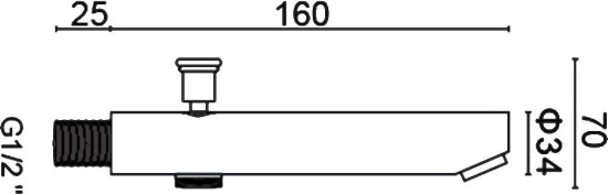 Излив для ванны RGW Shower Panels SP-143