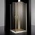 Душевой уголок Sturm Eleganz 90 gold тонированное