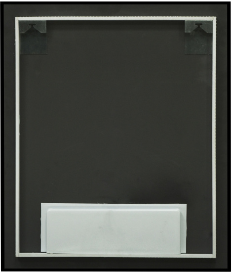 Зеркало Diwo Элиста 60 черное, с подсветкой, инфракрасный выключатель