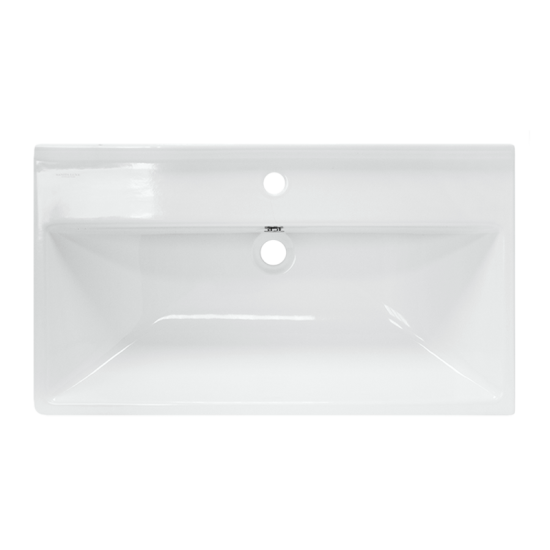 Тумба с раковиной Aqwella Urban 80 подвесная, дуб давос