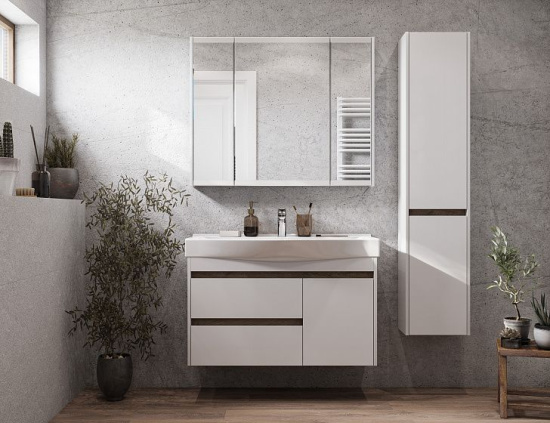 Пенал Aquaton Нортон R, белый глянец