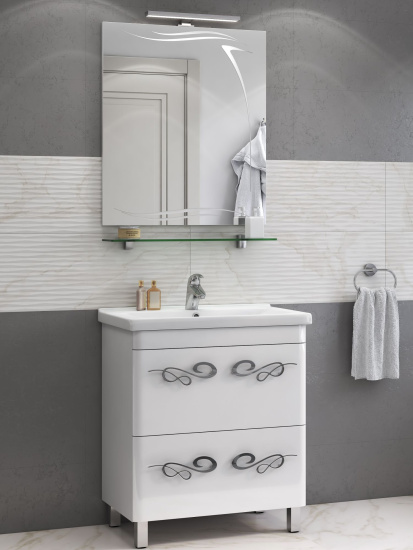 Тумба с раковиной Vigo Olivia 2-700