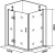 Душевой уголок Good Door Saturn WTW+SP левый 120х100х185 см