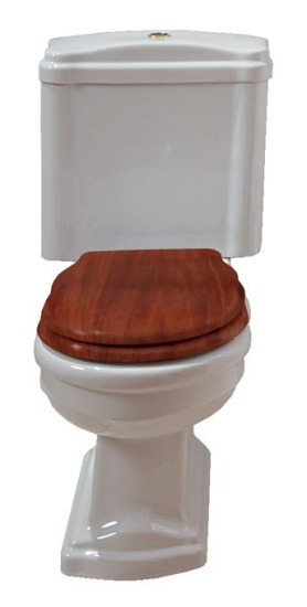 Крышка-сиденье Cezares Royal Palace CZR-T-012W-S-CR с микролифтом, петли хром