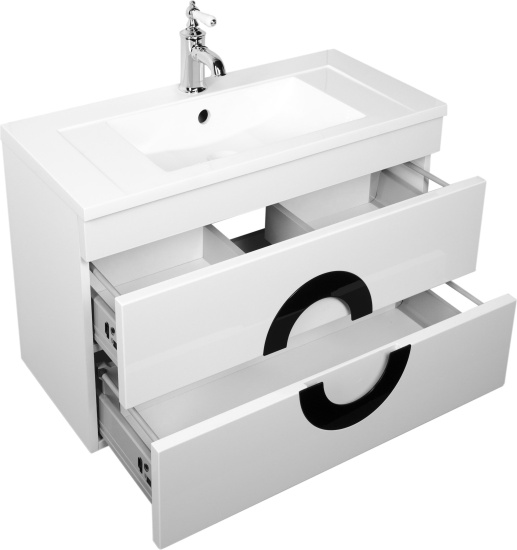 Тумба с раковиной De Aqua Форма 80