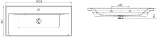 Мебель для ванной Sanvit Тандем 100 белый глянец