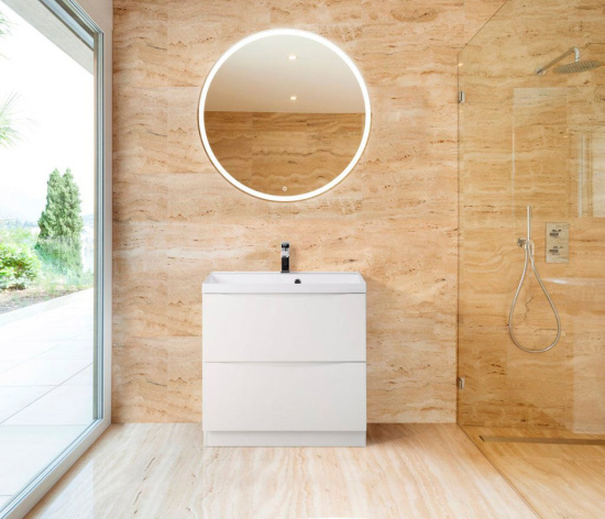 Мебель для ванной BelBagno Marino 60 bianco lucido, напольная