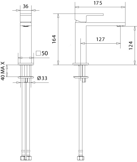 Смеситель для раковины Migliore Kvant Gold 25395