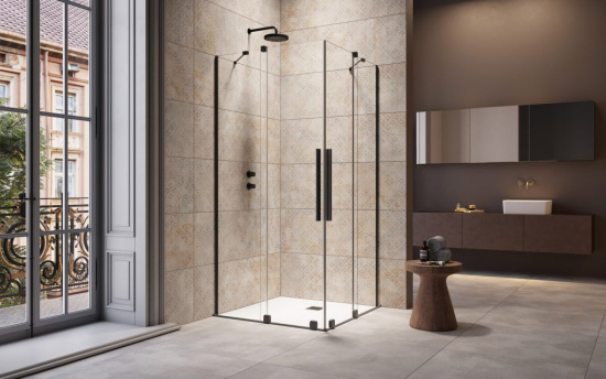 Душевой уголок Radaway Furo Black KDD 80х80
