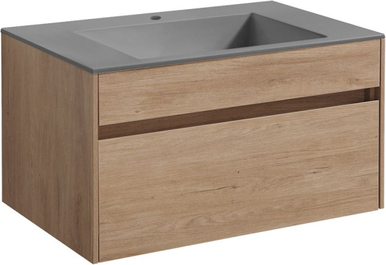 Мебель для ванной Vincea Chiara 80 натуральный дуб