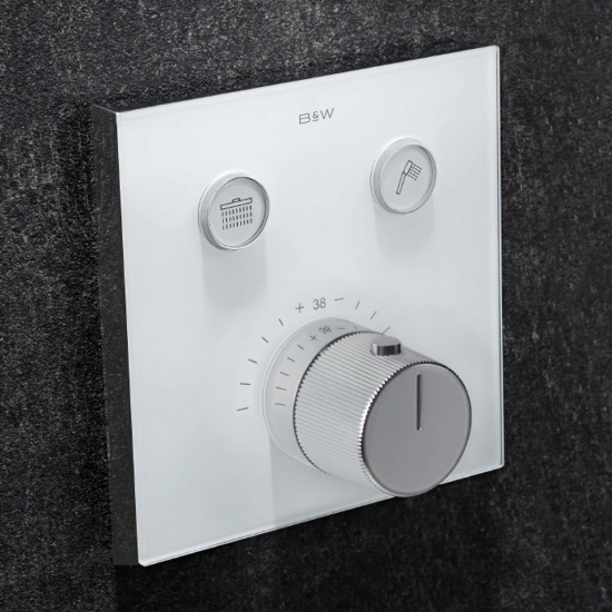 Душевая система  Black&White Universe 7766U термостат