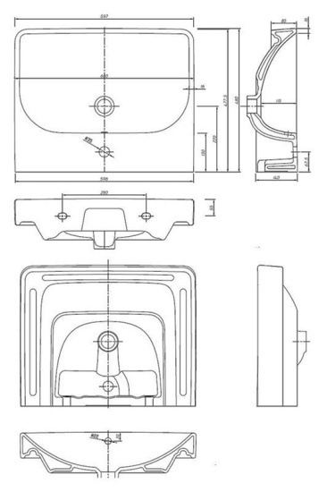 Раковина IFO Grandy RP211600100