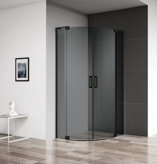 Душевой уголок Cezares Slider-R-2-90/100-GRIGIO-Cr