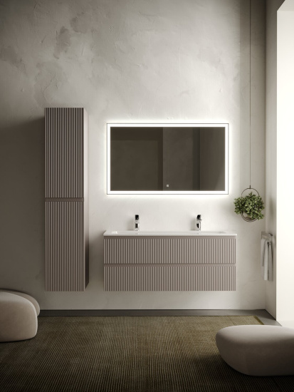 Тумба с раковиной Sancos Snob R 120 Doha Soft SNR120SM, подвесная