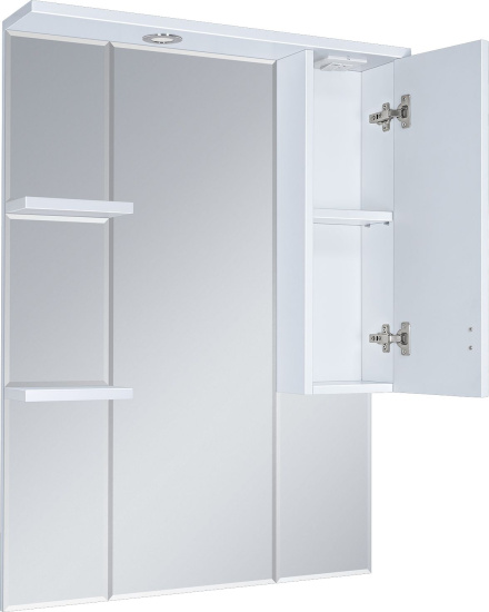 Зеркало Misty Дива 85 R c подсветкой, белое