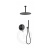 Душевая система Filarete Roun FL1024BL, черный Душевая система Filarete Roun FL1024BL, черный