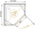 Душевой уголок Cezares Crystal-S-P-1-90-C-Cr-R Душевой уголок Cezares Crystal-S-P-1-90-C-Cr-R