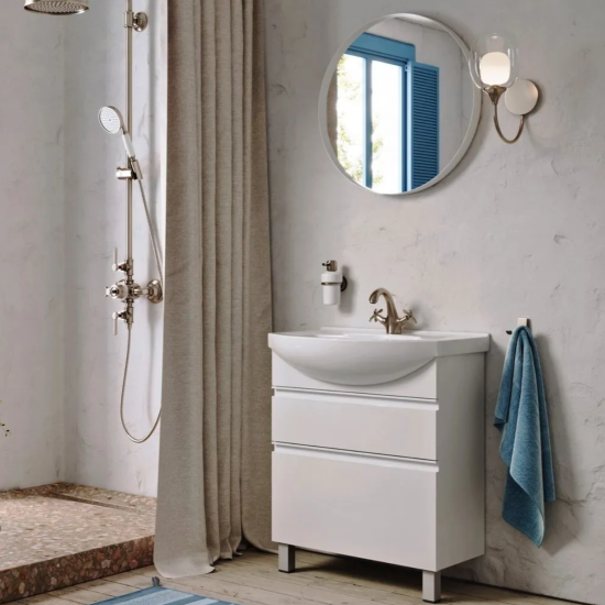 Тумба с раковиной Aqwella Rodos 85 напольная