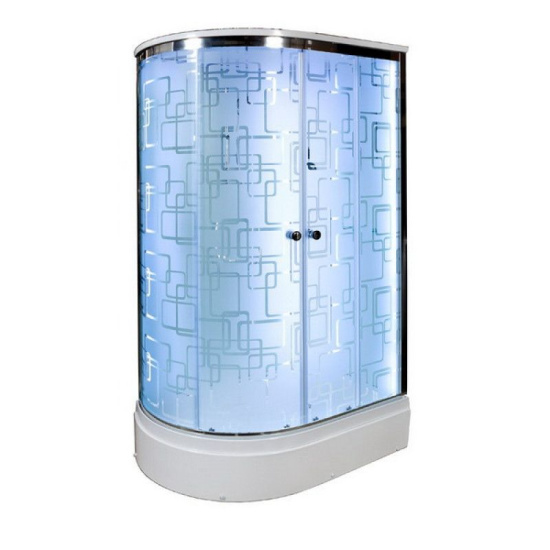 Душевая кабина DTO EM2712 R с LED-подсветкой