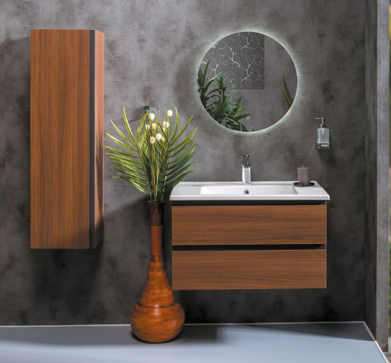 Мебель для ванной Armadi Art Capolda 85 dark wood