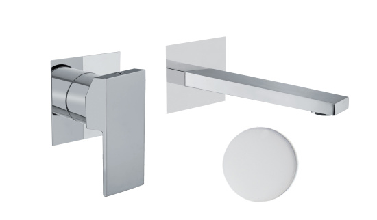 Смеситель для раковины Fiore Kube 100BB7597, белый