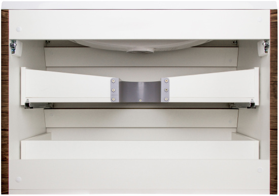 Тумба с раковиной Style Line Атлантика 90 Люкс Plus, подвесная, старое дерево