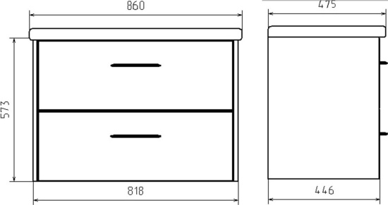 Мебель для ванной ASB-Mebel Лира 85 дуб золотой