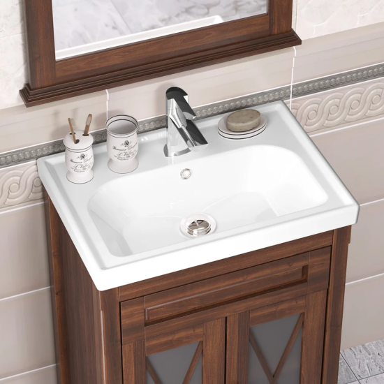 Тумба с раковиной Opadiris Палермо 60 светлый орех