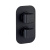 Смеситель для душа Webert One-X OX860101560, черный Смеситель для душа Webert One-X OX860101560, черный