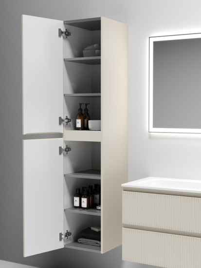 Шкаф-пенал Sancos Snob T 35 Beige Soft, подвесной