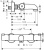 Душевой комплект Hansgrohe Ecostat 1001 CL ВМ 13201000 термостат + душевой гарнитур Croma Select E Vario 26582400