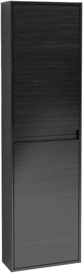 Тумба с раковиной Villeroy & Boch Antheus 100 black ash, подвесная