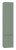 Пенал Brevita Виктори 35 R, зеленый