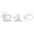 Подвесной унитаз Ceramicanova Пик (UP) CN4007MW Подвесной унитаз Ceramicanova Пик (UP) CN4007MW