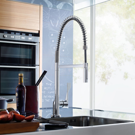 Смеситель для кухни Axor Citterio Semi-Pro 39840000 хром