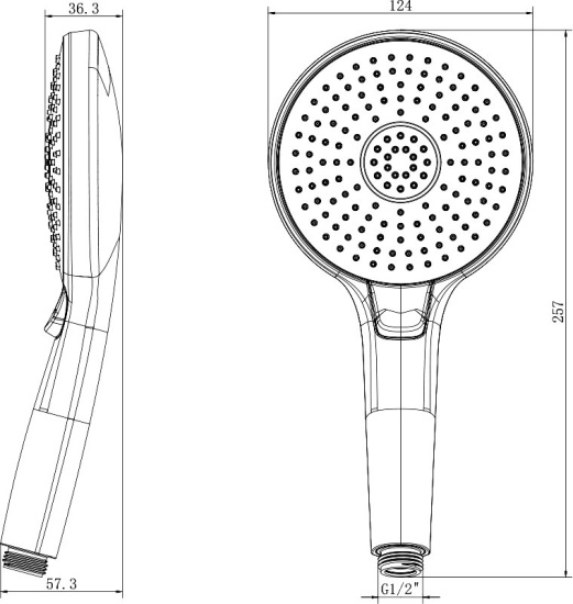 Душевая лейка Lemark LM8117C