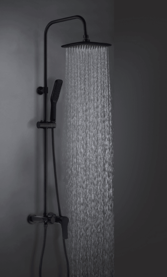 Душевая стойка Esko Steel ST200Black