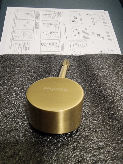 Смеситель для раковины Boheme Uno 465-MG с внутренней частью