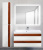 Пенал BelBagno Aurora 30 L bianco lucido (ручки на выбор)